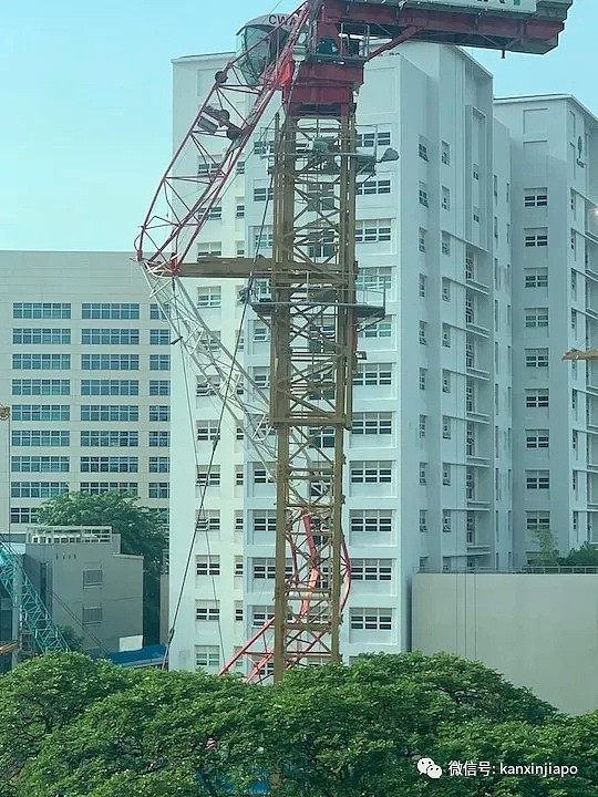 新加坡工地10层楼高塔吊坍塌致死！目击者爆料（组图） - 3