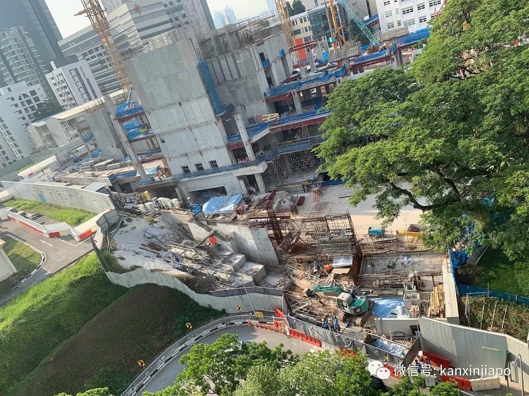 新加坡工地10层楼高塔吊坍塌致死！目击者爆料（组图） - 5