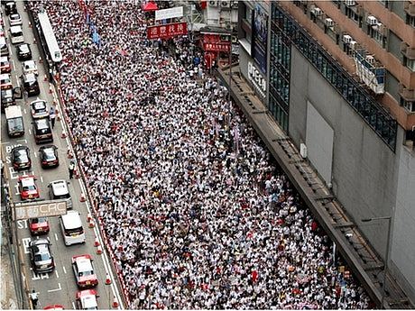 抵制激进示威者 70万港民加入反黑暴联署行动（组图） - 1