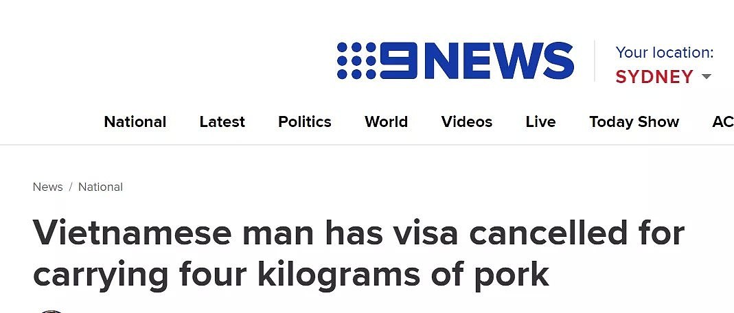 携4公斤猪肉月饼“闯关”，悉尼男抵澳即被取消签证！随即遣返（组图） - 2
