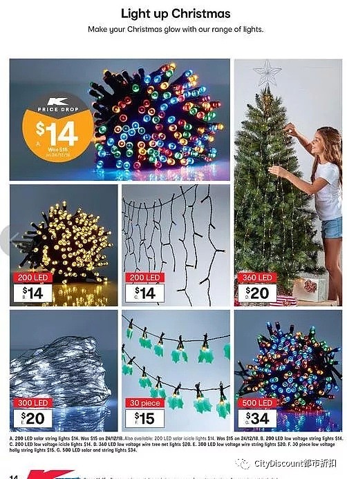 圣诞树低至10刀！【Kmart】最新一期 圣诞季 玩具/饰品 优惠目录 - 13