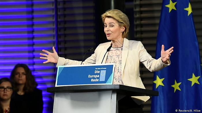 Deutschland Europa-Rede Ursula von der Leyen (Reuters/A. Hilse)
