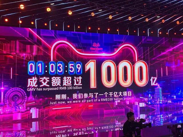 第11个天猫双11，63分59秒成交额破1000亿...（组图） - 1