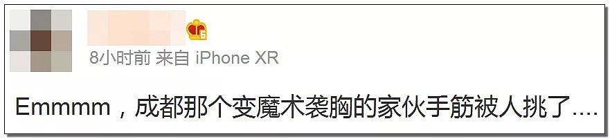 网传男子借魔术公然猥亵女性，揉搓、亲吻女路人乳房！传魔术师手筋已被挑断...（组图） - 1