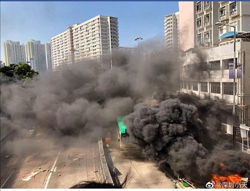 香港又炸了！香港牛池湾马路发生爆炸！现场黑烟滚滚！（视频/组图） - 2