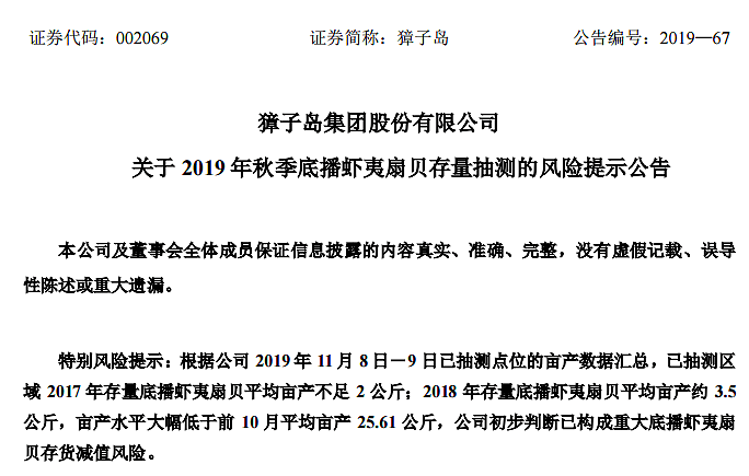 獐子岛又爆雷，这次更奇葩：3亿扇贝全死了！股民炸锅：骗我可以，注意次数（组图） - 2