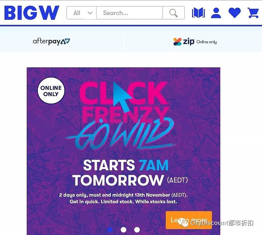 和Woolworths同步大特卖继续！【Big W】11月14日至27日 优惠目录 - 1