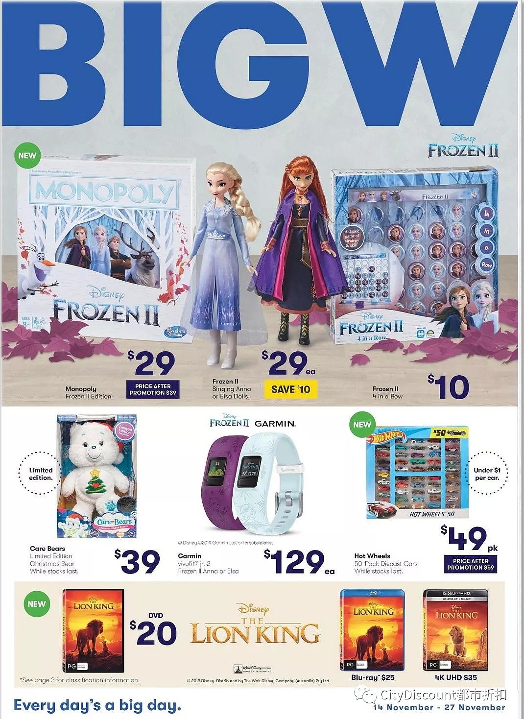 和Woolworths同步大特卖继续！【Big W】11月14日至27日 优惠目录 - 3