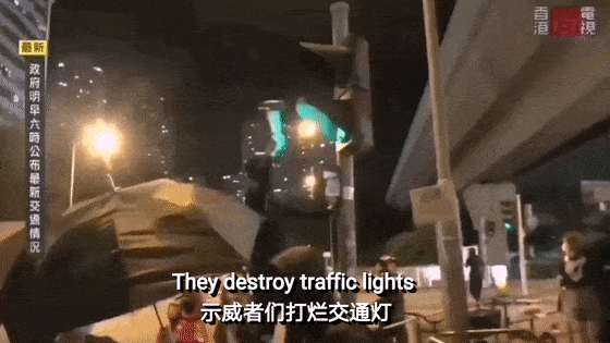 老外揭露香港示威者两副面孔：看他们都干了什么（视频/组图） - 1
