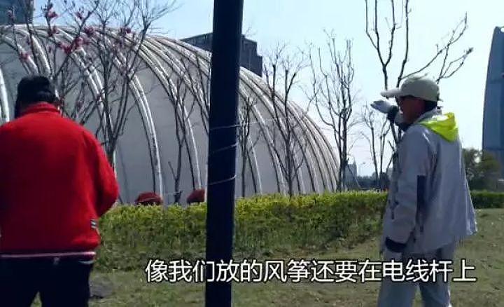 杭州有人放飞巨龙风筝，多名成年男子被带离地面！最后惊险一幕：挂上了高压线（视频/组图） - 18