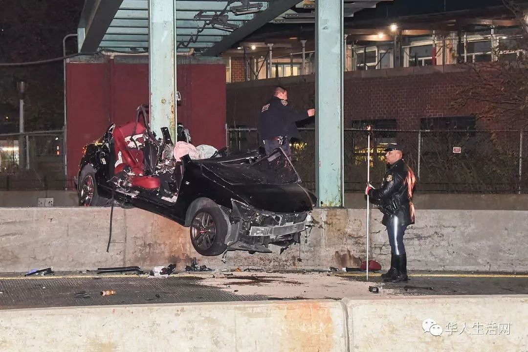 车毁人亡，乘客飞出车外，25岁华裔警员超速驾驶，整个车卡在隔离墩里（组图） - 10