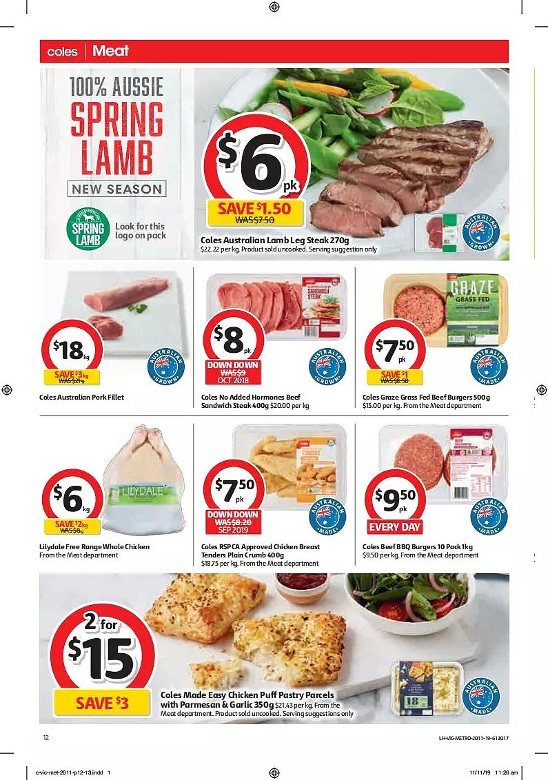 Coles 11月20日-11月26日折扣，油半价 - 12