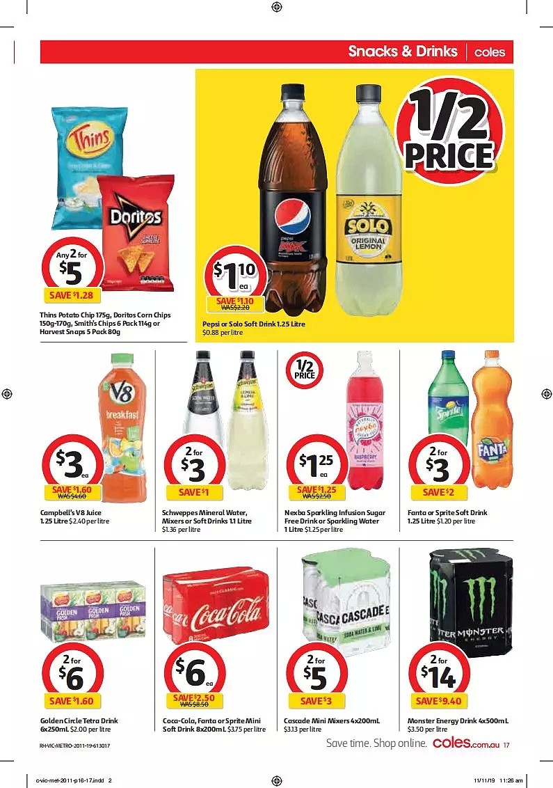 Coles 11月20日-11月26日折扣，油半价 - 17