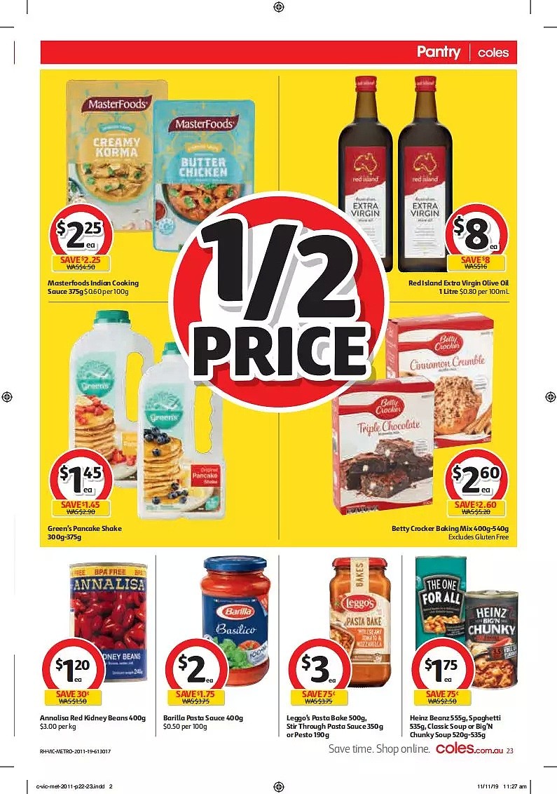 Coles 11月20日-11月26日折扣，油半价 - 23