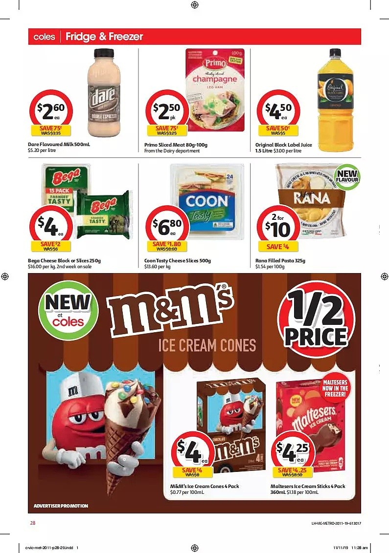 Coles 11月20日-11月26日折扣，油半价 - 28