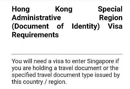 刷屏！中国香港特区护照入新加坡要申请签证？最新解读！ - 9