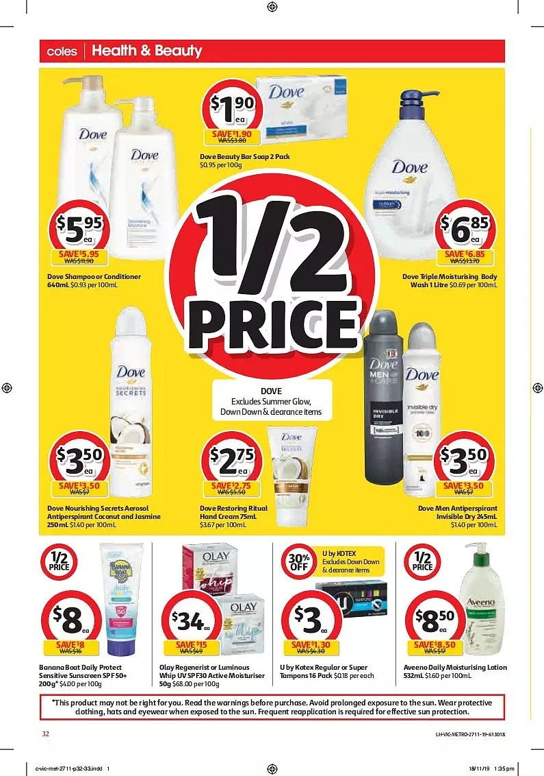 Coles 11月27日-12月3日折扣，饺子半价 - 32