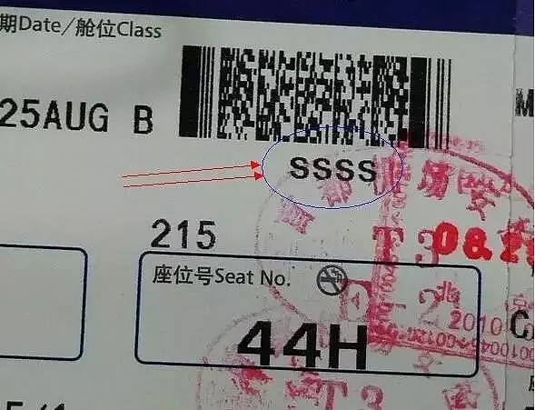 华人注意！出国警惕机票上这个小“标签”，这可不是什么VIP服务、这可能会被关进小黑屋...（组图） - 1