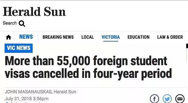 7年取消10万+个海外学生签证！澳洲留学生这4个雷区千万别踩！（组图） - 1