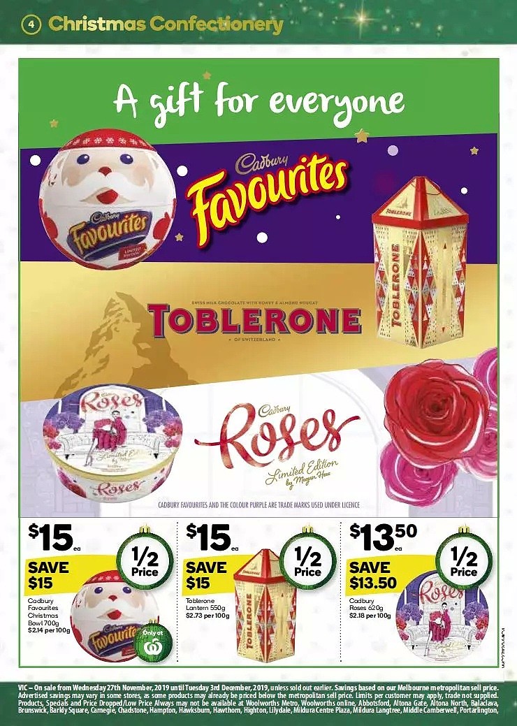 Woolworths 11月27日-12月3日折扣，冰淇淋、驱蚊喷雾都半价 - 4