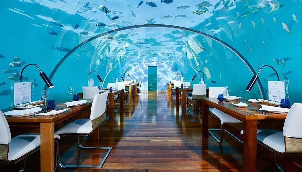 马尔代夫的水下客房，玻璃用18厘米厚，住一晚要15万（组图） - 2