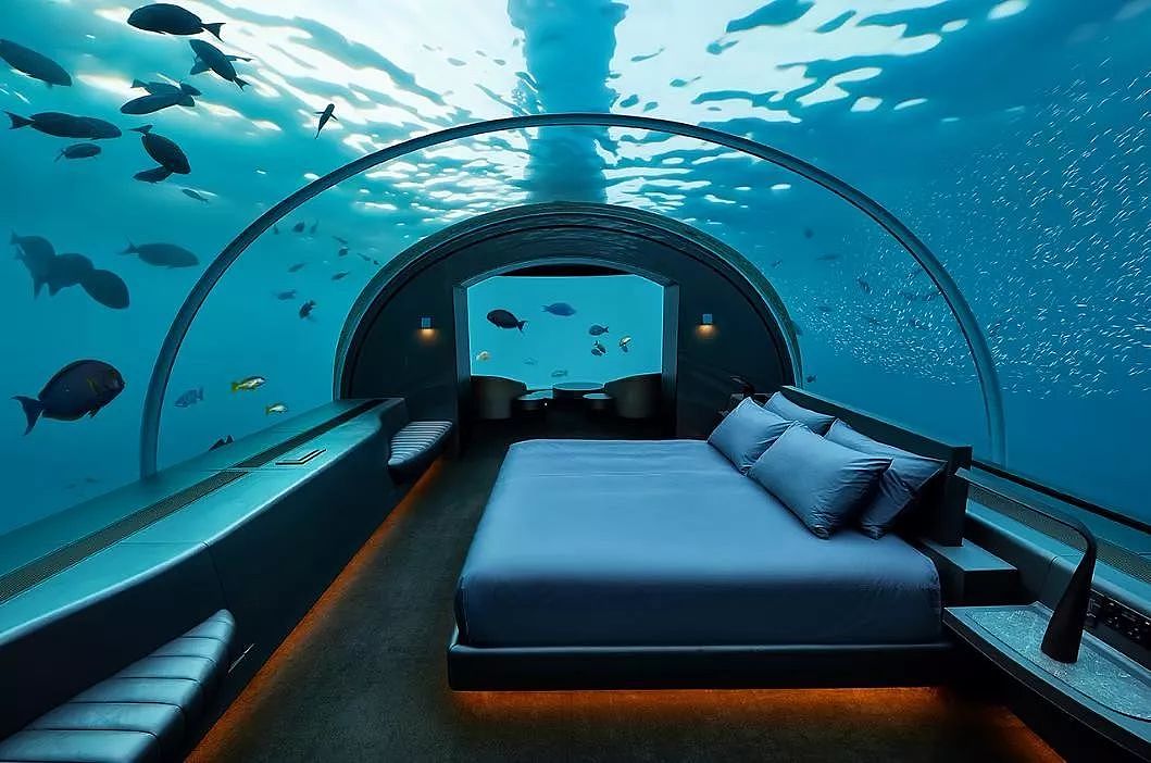马尔代夫的水下客房，玻璃用18厘米厚，住一晚要15万（组图） - 5