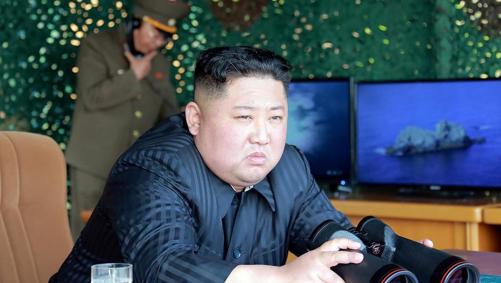 朝鲜最高领导人金正恩资料图片