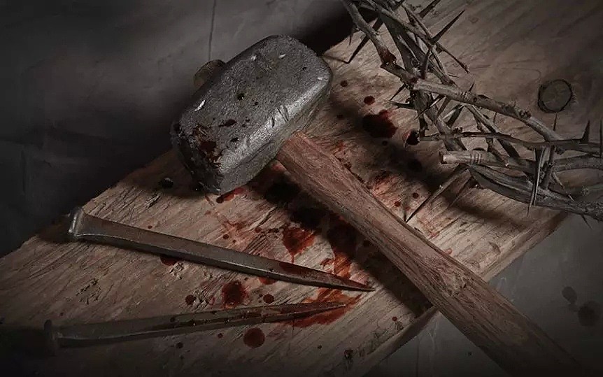 【猎奇】恐怖！韩国十字架悬案，模仿耶稣姿势自杀？（组图） - 3