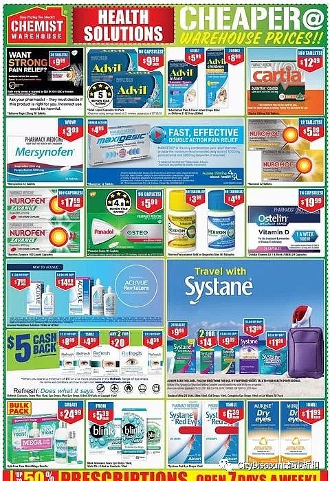 全场限时包邮！【Chemist Warehouse】药店 12月2日至15日 优惠目录 - 6