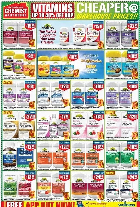 全场限时包邮！【Chemist Warehouse】药店 12月2日至15日 优惠目录 - 13