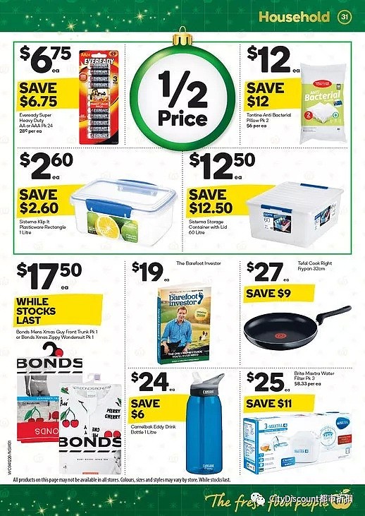 哈根达斯冰激凌半价回归！【超市】Woolworths & Coles 12月4日至10日 优惠目录 - 31