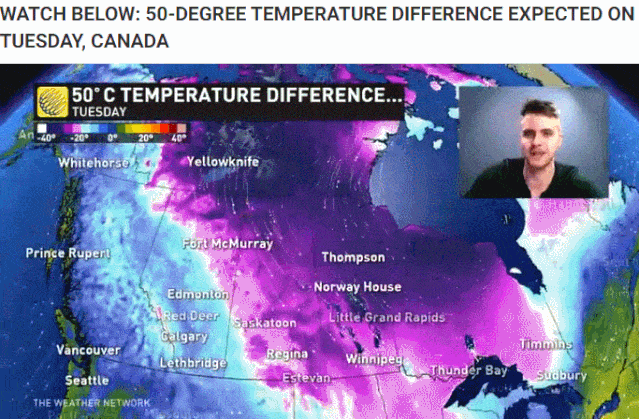 西伯利亚寒流冰封加拿大！-50℃极寒令人类恐惧（组图） - 3