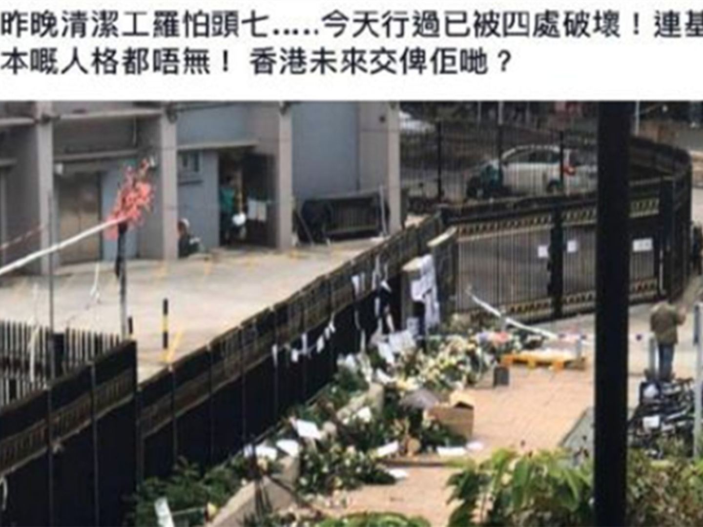 七旬老人遭示威者砸头死亡 香港警方悬赏80万缉凶（组图） - 2