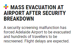 华人记得带ID！澳机场紧急疏散，旅客被逼重过安检，各大机场进入紧急戒备（组图） - 2
