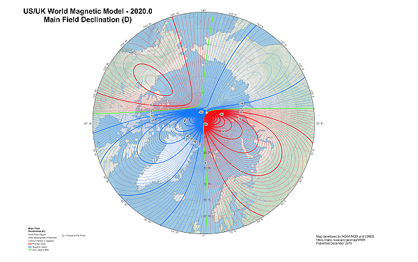 地磁北极正加速靠近俄罗斯 南北磁极将互换？（图） - 2