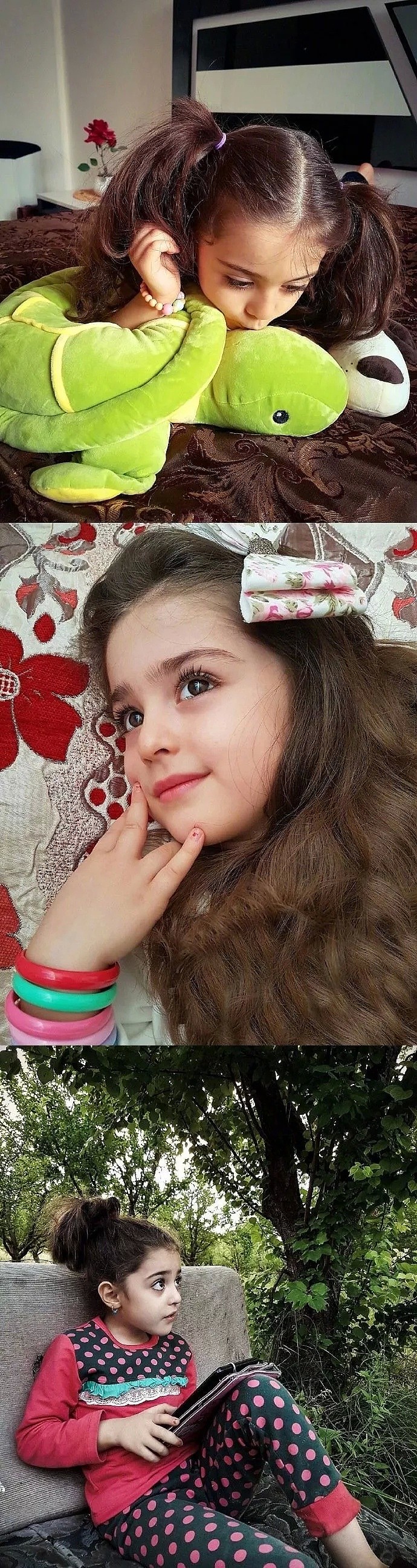 伊朗8岁小女孩被称为“全球最美”！因为太美，父亲辞职做贴身保镖...（组图） - 9