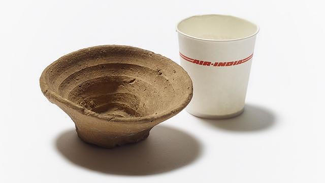 希腊出土3600年历史的一次性“杯子”，人类的祖先也讨厌洗碗？