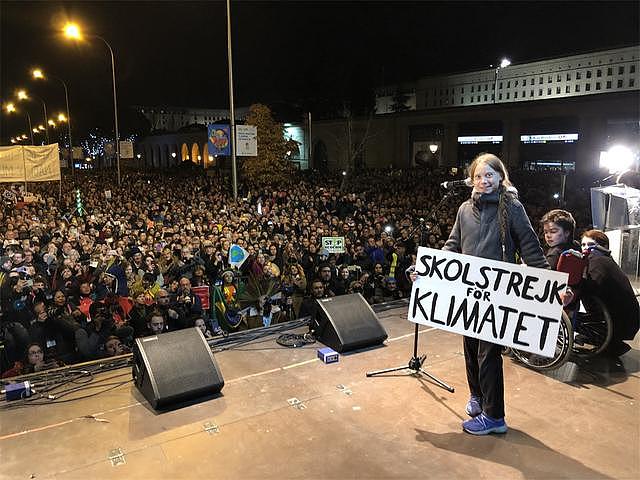 联合国气候大会未达成实质成果，瑞典少女呼吁：放弃那些领导人吧