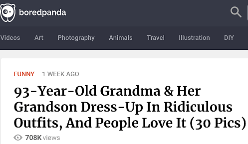 27岁孙子和93岁奶奶拍了一组合照，圈粉1300万！网友：奶奶太酷，孙子好暖…… （组图） - 1