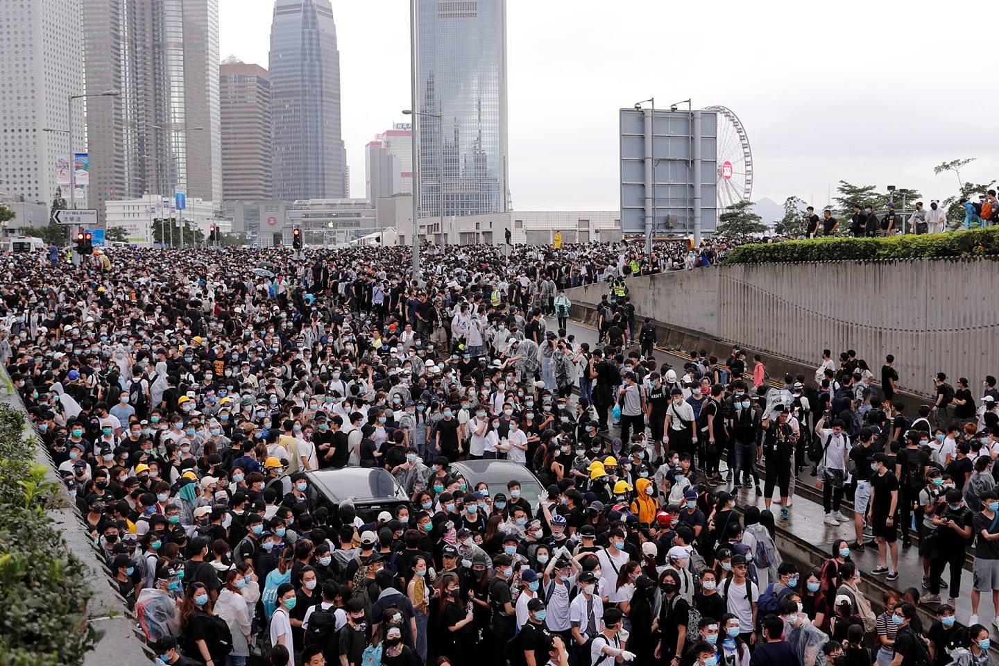 “香港独立”、“光复香港、时代革命”无法解决任何问题。（Reuters）