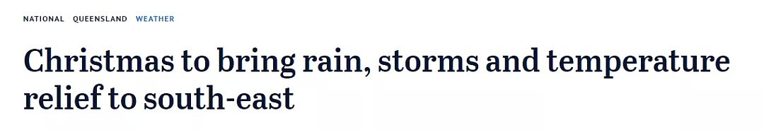 注意！暴雨、闪电、洪涝！布里斯班圣诞雷暴来袭！好消息是，山火干旱终于要缓解了 - 3