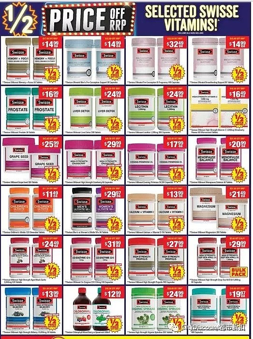 大量半价！【Chemist Warehouse】药店 12月26日至31日 优惠目录 - 2