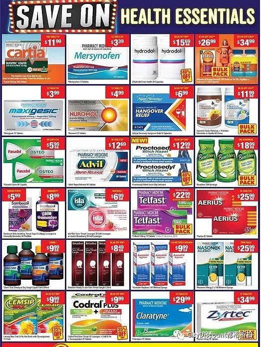 大量半价！【Chemist Warehouse】药店 12月26日至31日 优惠目录 - 16