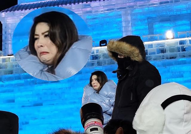 陈慧琳零下20 ℃登台表演，冻出表情包面目狰狞