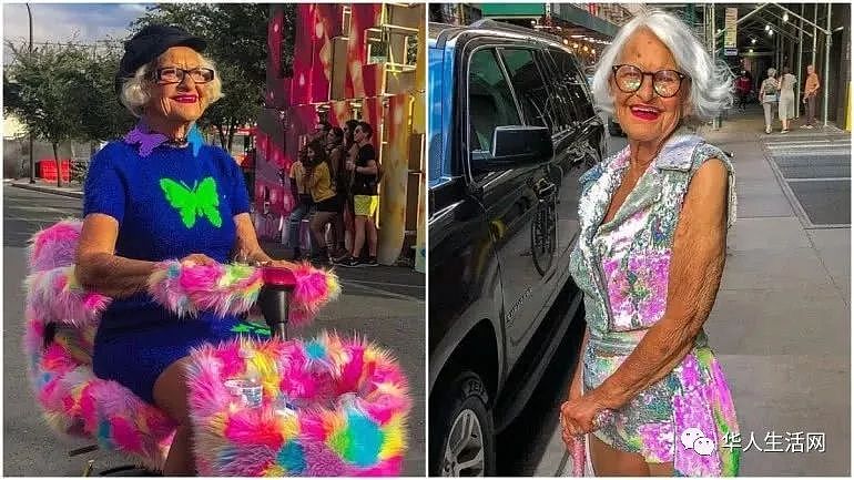 美91岁“奶奶”火遍全球，受百万粉丝热捧，宣言“撬你的男人”（组图） - 1