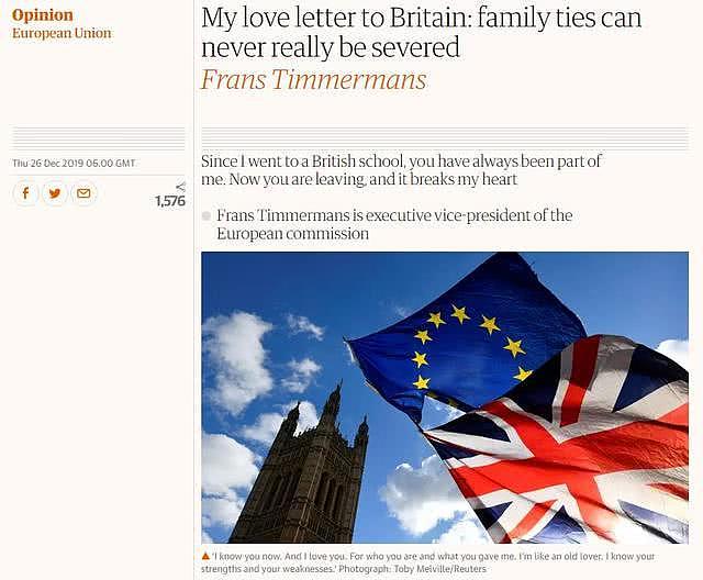 英国脱欧之际，欧盟写“情书”挽回：我们不会走散，永远欢迎你回来（组图） - 2