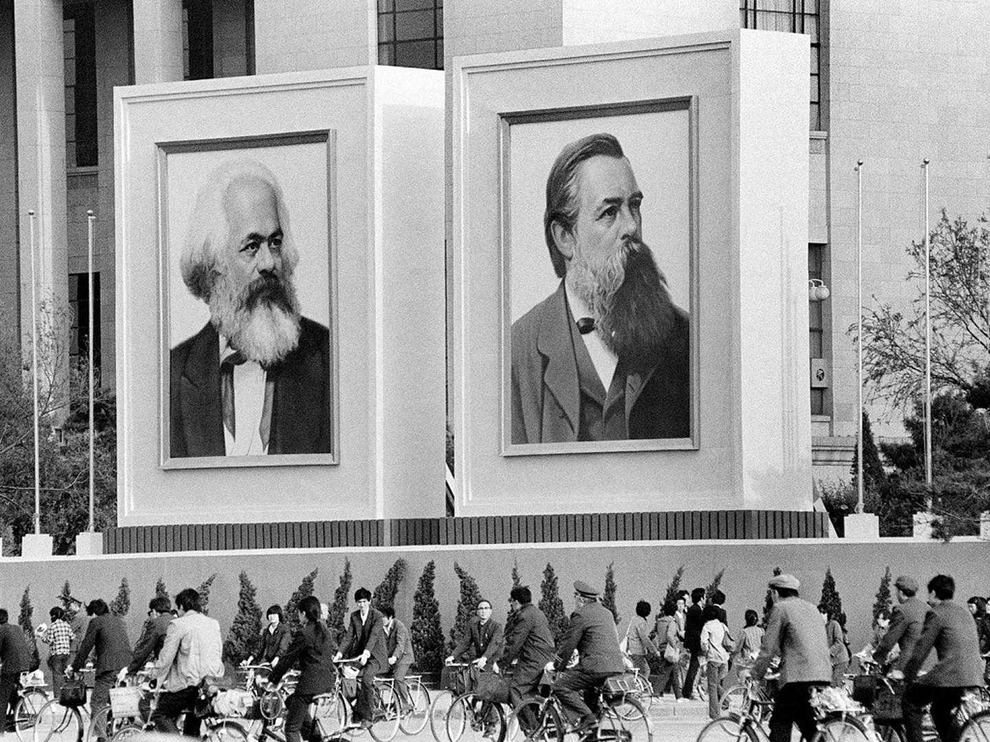 马克思的共产主义来源于对资本主义社会阶级矛盾的洞见。（AFP）