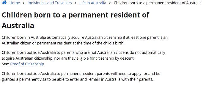 在澳出生的中国宝宝，国籍到底是中国还是澳洲？很多华人糊涂了...（组图） - 4