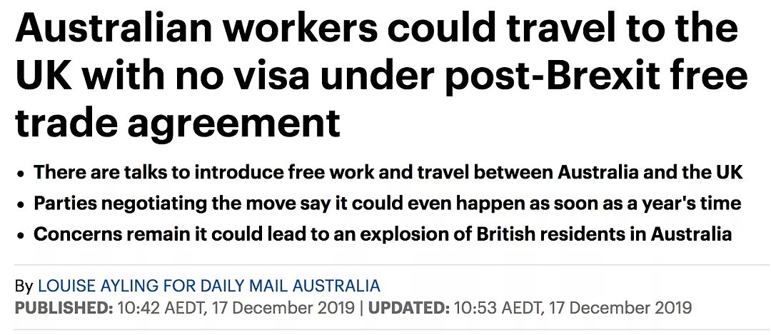 英国脱欧后，加英澳新四国互通有望加速实现：1本护照=4个国籍（组图） - 4