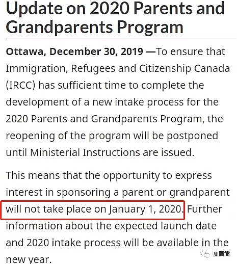 移民部刚刚宣布：1月份不会重开父母团聚申请！收入要求或将大涨（组图） - 2